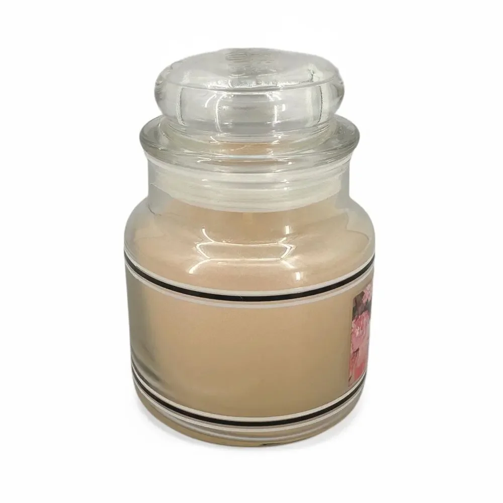 Yankee Candle Fresh Cut Roses Black Band Small Housewarmer Jar